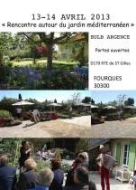 "Rencontre dans un jardin méditerranéen"